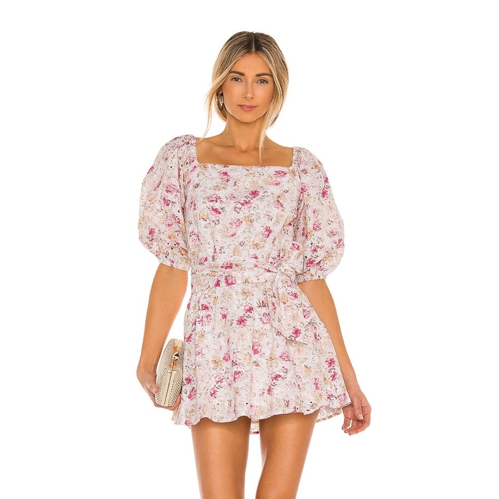 Minkpink Cecile Off Shoulder Mini Dress
